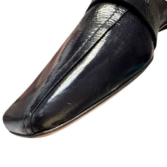 Mansur Gavriel Black Leather Loafers - Picture 5 of 6